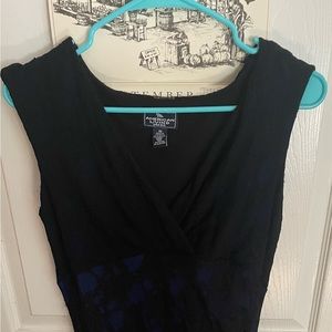 Black/Navy-blue Dress